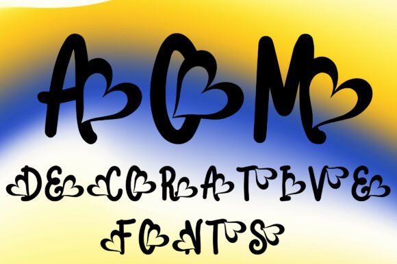 Aom: A Charming Typeface with Heart-Inspired Details