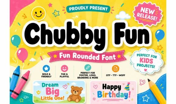 Chubby Fun: A Playful Font for Joyful Creations