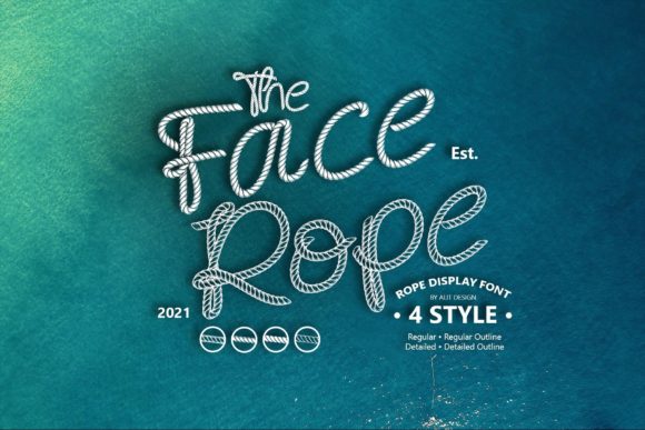 Discover the Playful Charm of Face Rope Font
