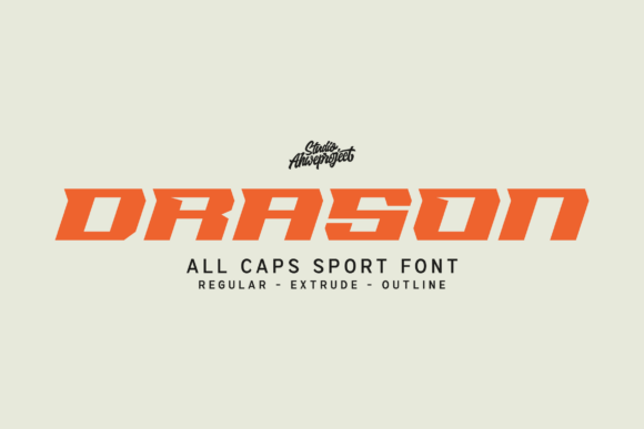 Drason: The Bold Display Typeface for High-Impact Projects