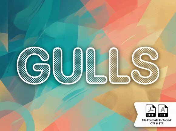 Gulls: Your Retro-And-Radiant Typeface For Bold Designs