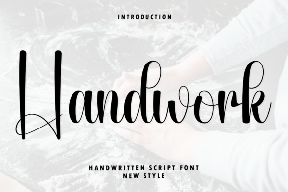 Handwork: A Modern Handwritten Script Font