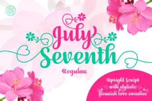 July Seventh: A Versatile Script Font for Elegant Designs