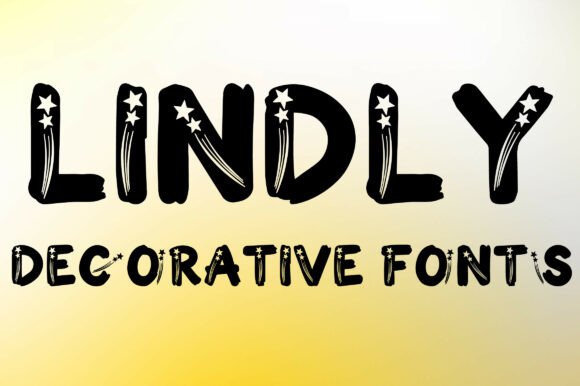 Lindly: A Sparkling Typeface for Dreamy Designs