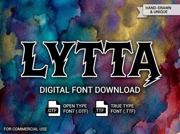 Lytta: A Decorative Display Font for Creative Centerpieces