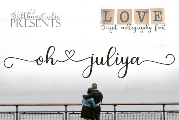 Oh Juliya: A Romantic Calligraphy Font for Creative Projects