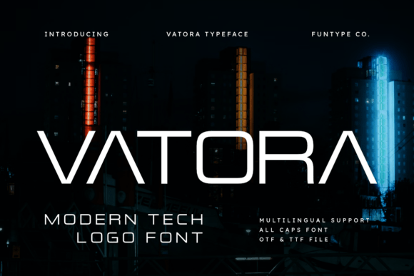 Vatora: The Bold Modern Font for High-Impact Design